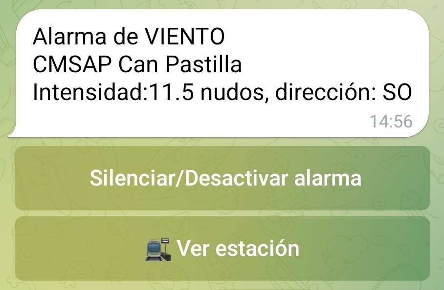 Alarmas personalizadas